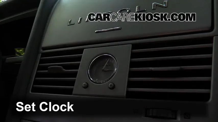 2003 Lincoln Aviator 4.6L V8 Clock Set Clock